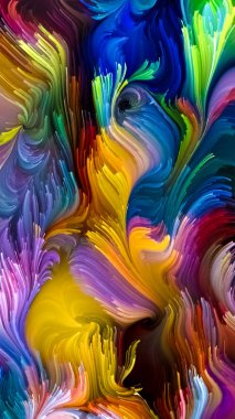 Hareket içinde renk serisi. Sıvı boya desen tasarım, yaratıcılık ve hayal gücü ekranlar ve mobil cihazlar için duvar kağıdı olarak kullanmak için bu konuda etkileşimi