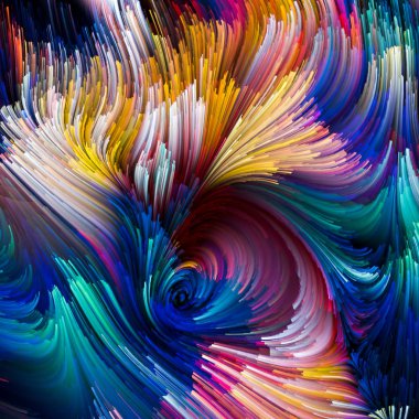 Hareket içinde renk serisi. Sıvı boya desen için zemin tasarımı tasarım, yaratıcılık ve hayal gücü ekranlar ve mobil cihazlar için duvar kağıdı olarak kullanmak için çalışır