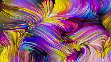 Hareket içinde renk serisi. Sıvı boya desen tasarım, yaratıcılık ve hayal gücü ekranlar ve mobil cihazlar için duvar kağıdı olarak kullanmak için bu konuda etkileşimi