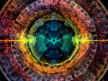 Dalga fonksiyonu serisi. Renkli sinüs titreşimlerin yaratıcı düzenleme, ışık ve fraktal öğeleri için ses ekolayzer, konunun müzik spektrum ve kuantum olasılık