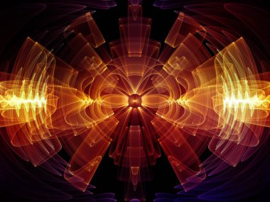 Dalga fonksiyonu serisi. Renkli sinüs titreşimlerin aranjman, ışık ve fraktal elemanları ses ekolayzer, projeler için fon olarak müzik spektrum ve kuantum olasılık