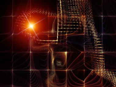 Geometri teknoloji serisi. Bilim, bilgi teknoloji ve eğitim için teknolojik fraktal yapıları tasarlamak zemin çalışır