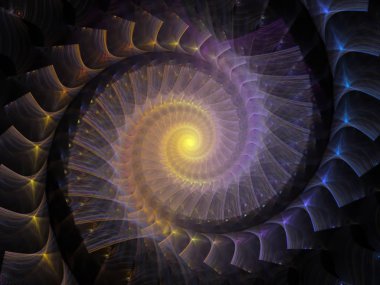 Sarmal geometri serisi. İplik girdap matematik, geometri ve bilim konusunda fraktal unsurların etkileşimi