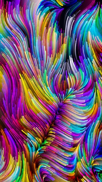 Серия Color Motion Абстрактный Дизайн Жидкой Краски Тему Дизайна Креативности — стоковое фото