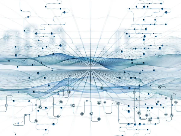 Serie Mundo Conectado Fondo Diagramas Red Símbolos Alta Tecnología Patrones — Foto de Stock