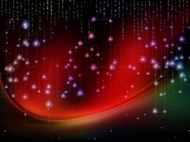 Kuralına göre serisi tasarım. Basamak ve bilim, bilgi teknoloji ve matematik konusunda soyut öğeler