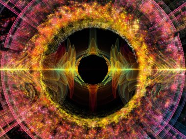 Dalga fonksiyonu serisi. Renkli sinüs titreşimlerin yaratıcı düzenleme, ışık ve fraktal öğeleri için ses ekolayzer, konunun müzik spektrum ve kuantum olasılık