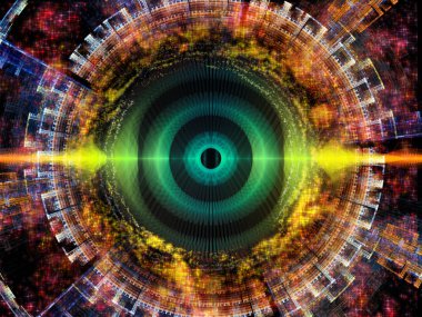 Dalga fonksiyonu serisi. Renkli sinüs titreşimlerin yaratıcı düzenleme, ışık ve fraktal öğeleri için ses ekolayzer, konunun müzik spektrum ve kuantum olasılık