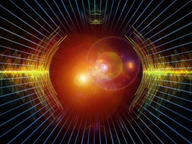 Dalga fonksiyonu serisi. Zemin oluşan renkli sinüs titreşimleri, ışık ve fraktal öğeleri için kullanma içinde ses ekolayzer, projelerde müzik spektrum ve kuantum olasılık