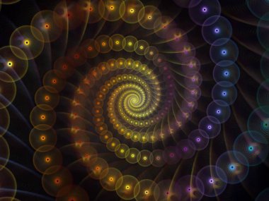 Sarmal geometri serisi. İplik girdap matematik, geometri ve bilim konusunda fraktal unsurların etkileşimi