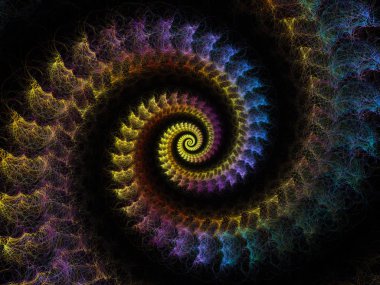 Sarmal geometri serisi. İplik girdap matematik, geometri ve bilim konusunda fraktal unsurların etkileşimi