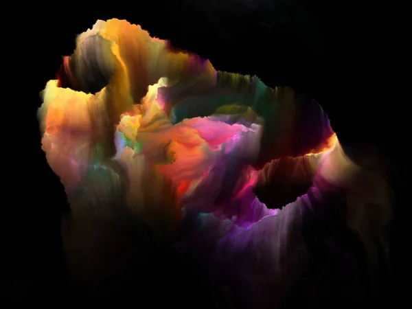 Серия Sounds Color Фон Оформления Сгустков Цифровой Краски Предмет Искусства — стоковое фото