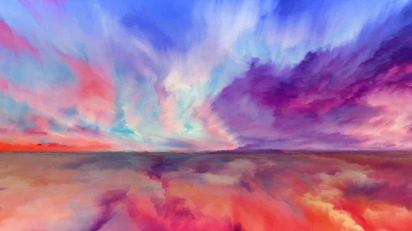 Inner World Series Backdrop Digital Colors Subject Universe Nature Creativity — Stock Photo, Image