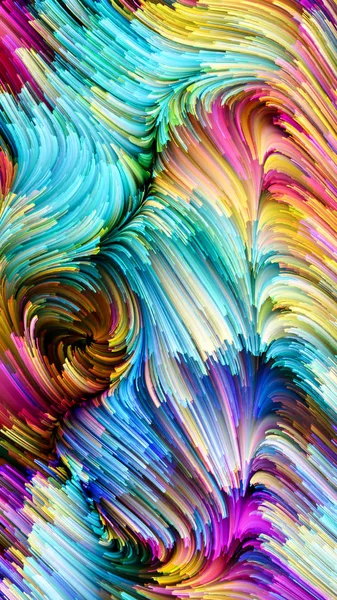 Color Motion Series Background Design Liquid Paint Pattern Subject Design — Stock Photo, Image