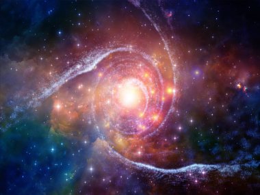 Cosmos dizi elemanları. Tasarım alanı ve yıldız matematik, bilim, eğitim ve modern teknoloji konusunda bir metafor olarak oluşur