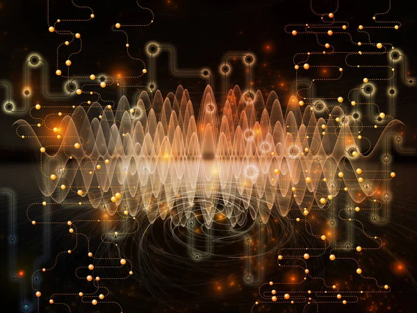 Serie Mundo Conectado Antecedentes Abstractos Hechos Diagramas Red Símbolos Alta — Foto de Stock