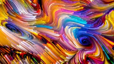 Hareket içinde renk serisi. Arka plan tasarım sıvı boya desen tasarım, yaratıcılık ve hayal gücü ekranlar ve mobil cihazlar için duvar kağıdı olarak kullanmak için bu konuda