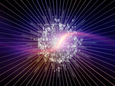 Numara serileri teknoloji. Basamak, Izgaralar ve ışıklar projeler teknoloji, bilim ve bilgisayar bilgi dünyası için kompozisyon