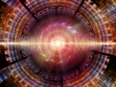 Dalga fonksiyonu serisi. Renkli sinüs titreşimlerin yaratıcı düzenleme, ışık ve fraktal elemanları kavramı mecaz ses ekolayzer, konuyla ilgili olarak müzik spektrum ve kuantum olasılık