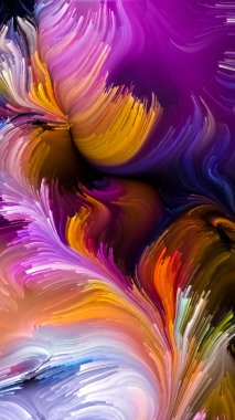 Hareket içinde renk serisi. Sıvı boya desen tasarım, yaratıcılık ve hayal gücü ekranlar ve mobil cihazlar için duvar kağıdı olarak kullanmak için bu konuda etkileşimi