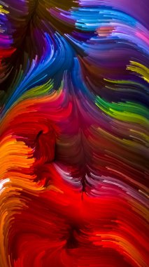 Hareket içinde renk serisi. Sıvı boya desen tasarım, yaratıcılık ve hayal gücü ekranlar ve mobil cihazlar için duvar kağıdı olarak kullanmak için bu konuda etkileşimi