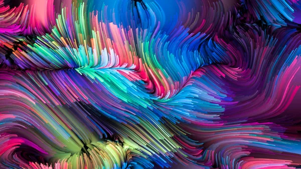 Farbe Bewegung Hintergrundgestaltung Flüssiger Farbmuster Zum Thema Design Kreativität Und — Stockfoto