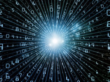 Numara serileri kaynağıdır. Arka plan tasarım teknoloji, bilim ve eğitim konusunda Radyal ve dairesel basamak