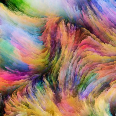 Hareket içinde renk serisi. Akan boya desen tasarım, yaratıcılık ve hayal gücü ekranlar ve mobil cihazlar için duvar kağıdı olarak kullanmak için projeler için soyut kompozisyon