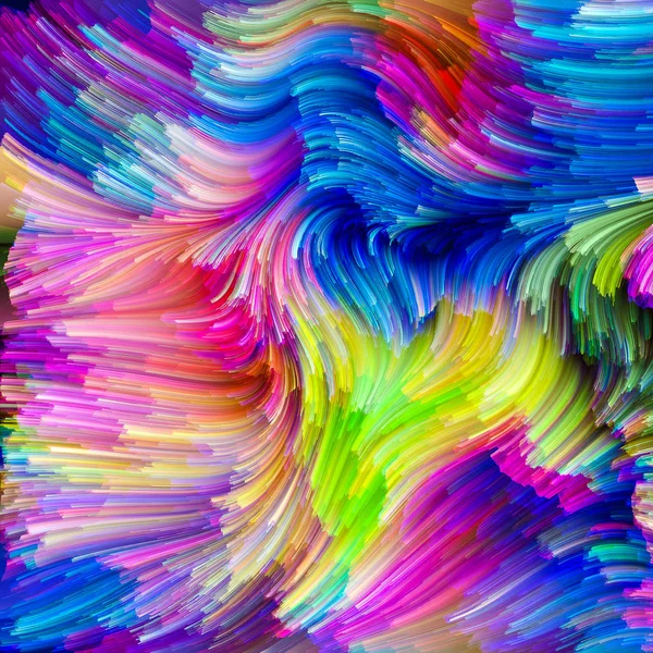 Serie Color Motion Sullo Sfondo Striature Vernice Vibrante Sul Tema — Foto Stock