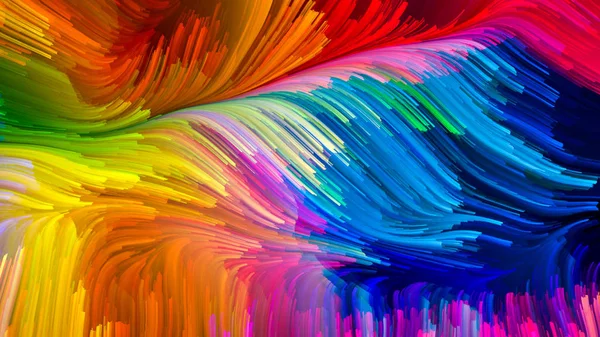 Колір Серії Русі Графічна Композиція Рідкого Візерунка Фарби Предмету Дизайну — стокове фото