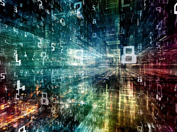 Dijital City serisi. Zemin üç boyutlu Fraktallar ve bilgisayarlar, bilim, sanal gerçeklik ve modern teknoloji konu numaraları