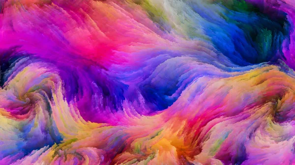 Hareket içinde renk serisi. Akan boya desen tasarım, yaratıcılık ve hayal gücü ekranlar ve mobil cihazlar için duvar kağıdı olarak kullanmak için projelerde için uygun bir zemin olarak kompozisyonu