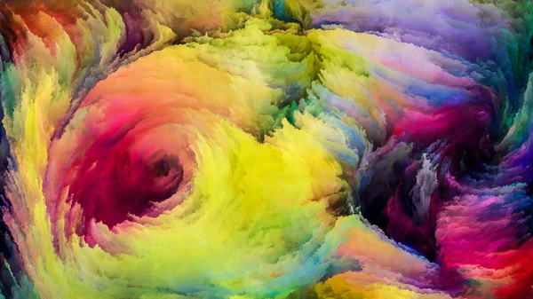 Color Motion Series Backdrop Composed Flowing Paint Pattern Use Projects — Stock Photo, Image