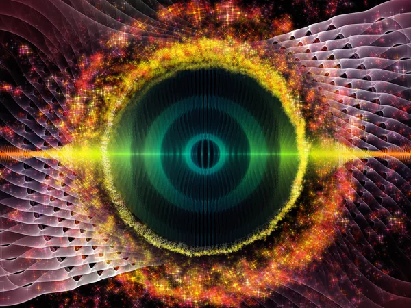 Dalga fonksiyonu serisi. Soyut kompozisyon renkli sinüs titreşimlerin, ışık ve fraktal öğeleri projelerinde uygun ses ekolayzer için ilgili müzik spektrum ve kuantum olasılık