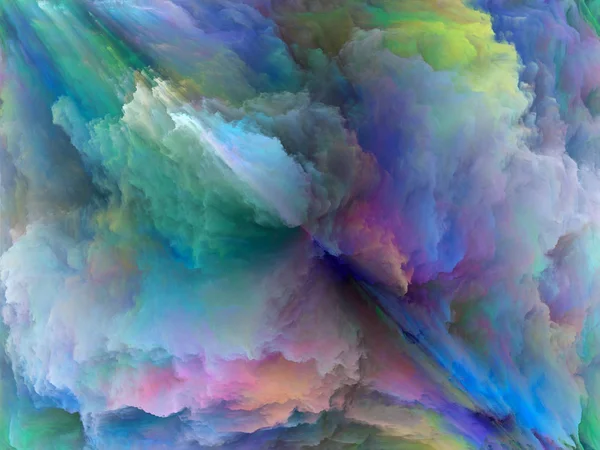 Абстрактная Серия Цветов Состав Красочной Краски Движении Холсте Подходит Качестве — стоковое фото