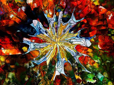 Kurşunlu cam desen serisi. Zemin vitray konsept çalışması oluşur ve uygun sanat, projelerde kullanmak için bölünme ve tasarım alanı