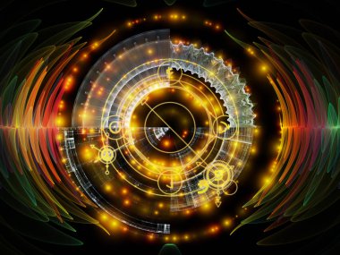 Astral Glow serisi. Kutsal geometri çizgilerinden, astroloji sembollerinden ve maneviyat, sihir ve mistisizm konularındaki ışıklardan oluşan soyut tasarım.