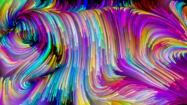 Serie Color Movimiento Disposición Creativa Del Patrón Pintura Líquida Como — Foto de Stock