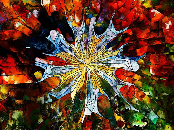 Kurşunlu cam desen serisi. Zemin vitray konsept çalışması oluşur ve uygun sanat, projelerde kullanmak için bölünme ve tasarım alanı