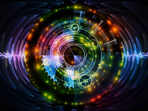 Astral Glow serisi. Kutsal geometri çizgilerinden, astroloji sembollerinden ve maneviyat, sihir ve mistisizm konularındaki ışıklardan oluşan soyut tasarım.