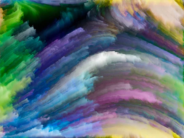 Farbtextur Serie Abstraktes Design Aus Digitaler Farbe Und Fraktalen Wolken — Stockfoto