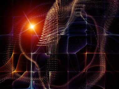 Geometri teknoloji serisi. Bilim, bilgi teknoloji ve eğitim için teknolojik fraktal yapıları tasarlamak zemin çalışır