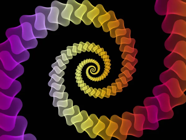 Spiral Geometri Serien Bakgrund Spinning Virvel Fraktal Element Ämnet Matematik — Stockfoto