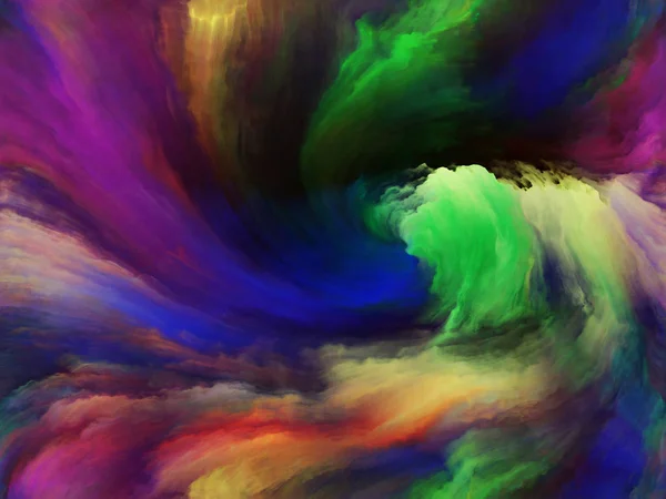 Streszczenie Serii Kolorów Kompozycja Barwnej Farby Ruchu Płótnie Temat Sztuki — Zdjęcie stockowe