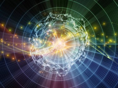 Numara serileri teknoloji. Görsel olarak çekici zemin basamak, Izgaralar ve ışıklar düzenleri teknoloji, bilim ve bilgisayar bilgi dünyasına uygun yapılmış