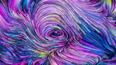 Hareket içinde renk serisi. Akan boya desen tasarım, yaratıcılık ve hayal gücü ekranlar ve mobil cihazlar için duvar kağıdı olarak kullanmak için bu konu üzerine yaratıcı düzenleme