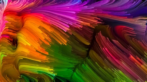 Color Motion Serie Anordnung Flüssiger Farbmuster Zum Thema Design Kreativität — Stockfoto