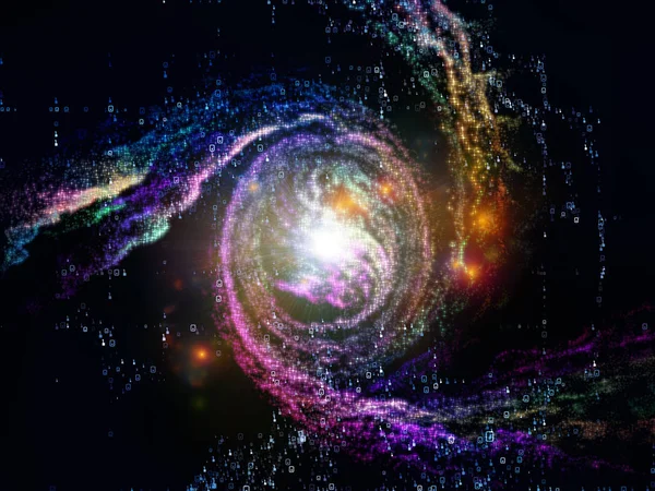 Matemáticas Serie Universo Interacción Dígitos Elementos Del Espacio Tema Las — Foto de Stock