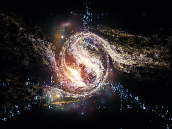 Matemáticas Serie Universo Composición Dígitos Elementos Del Espacio Adecuados Como — Foto de Stock