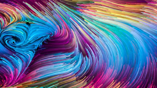 Color Motion Series Background Design Liquid Paint Pattern Subject Design — Stock Photo, Image